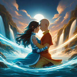 Aang and Katara