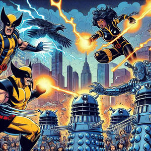 X-men vs. the daleks