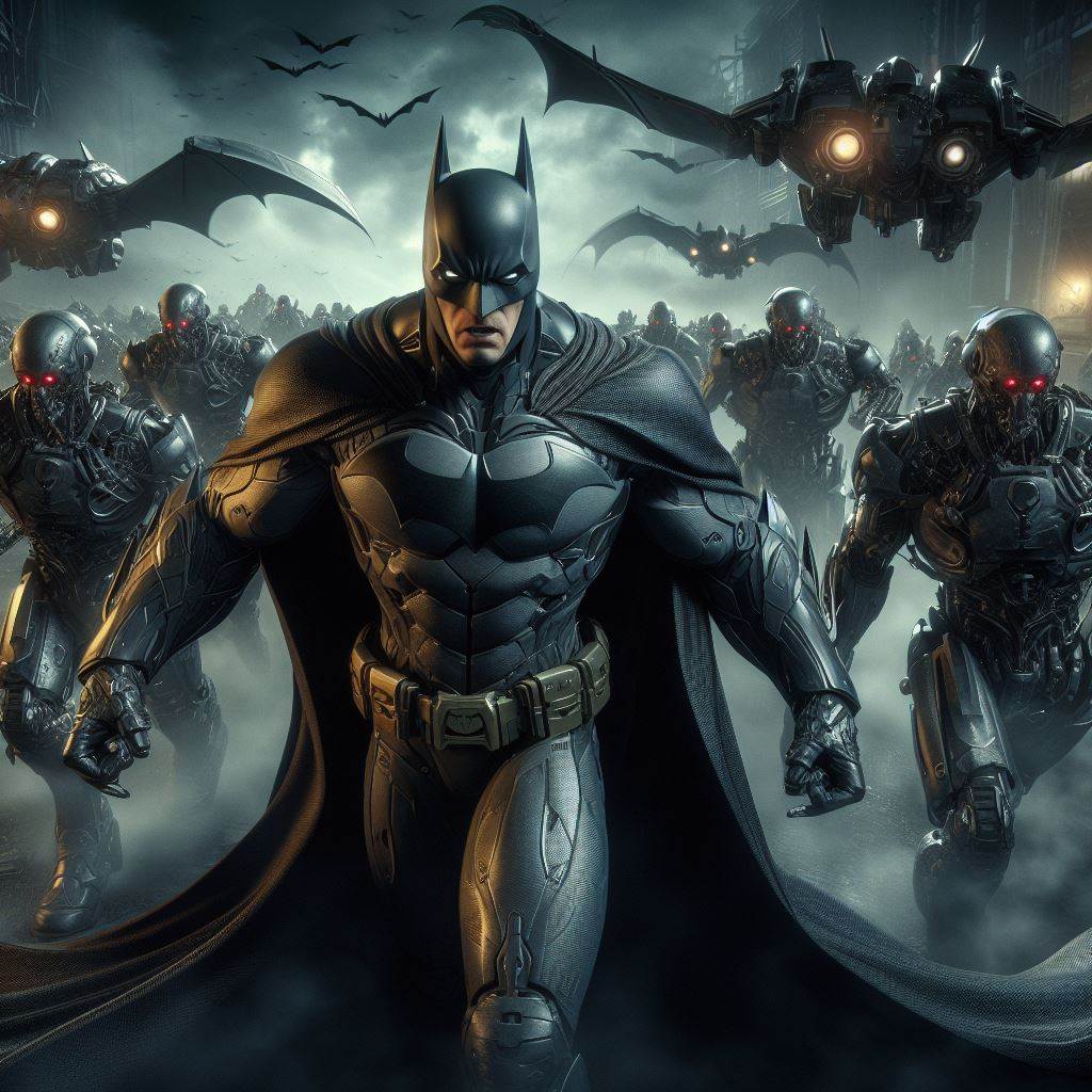 Batman robot army by amtboyce on DeviantArt