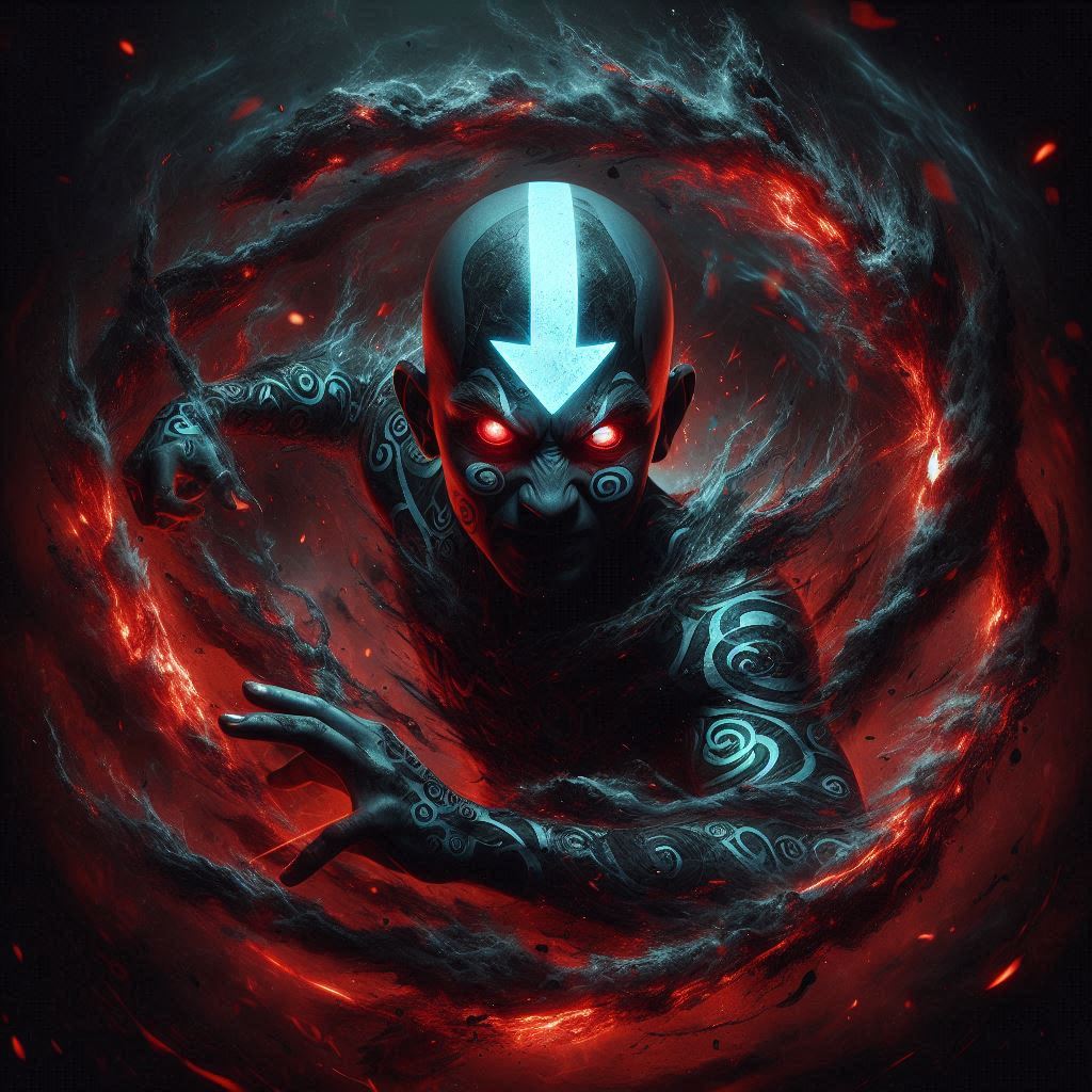 Dark avatar Aang by amtboyce on DeviantArt