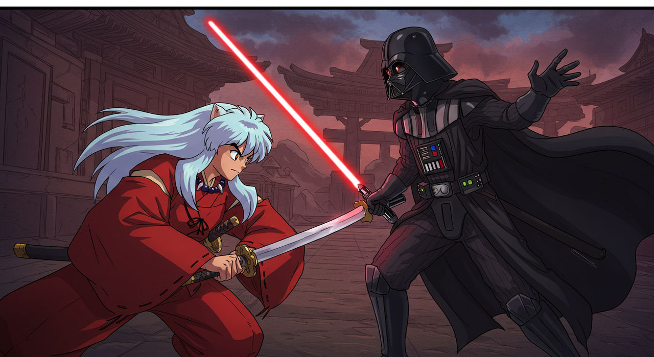 Inyuasha vs. Darth vader by amtboyce on DeviantArt