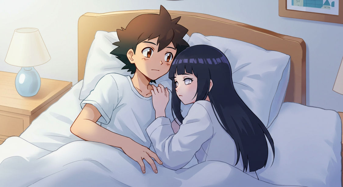 Ue Hanata Ash and Hinata by amtboyce on DeviantArt