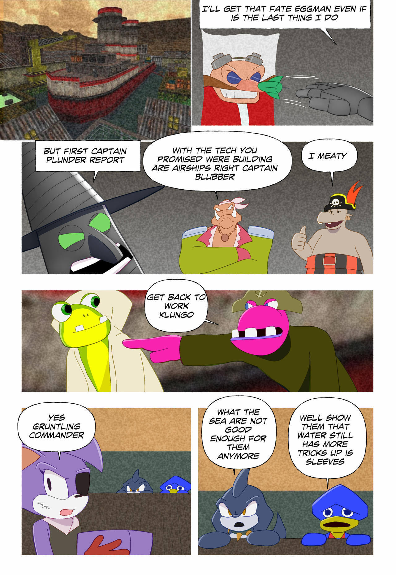 Sonic warriors Sky pirates vs. Meropis kingdom by TheAustinVerse on ...