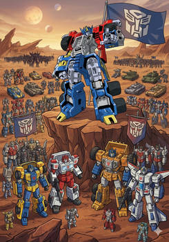 Transformers Aramda Optimus prime greatest leader