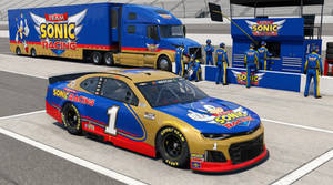 sonic the hedgehog own nascar team