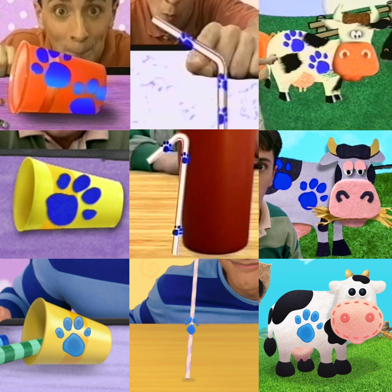 Cup/Straw/Cow Clue Evolution by AlecBorden1014 on DeviantArt Cup/Straw/Cow Clue Evolution by AlecBorden1014 on DeviantArt