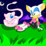 Rouge and Mew