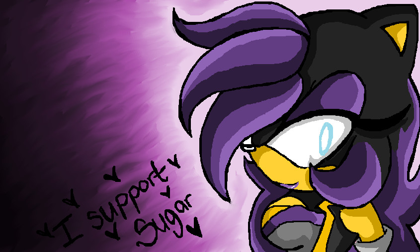 -I support Sugar the Hedgehog