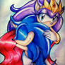Queen Aleena and Sonic AT