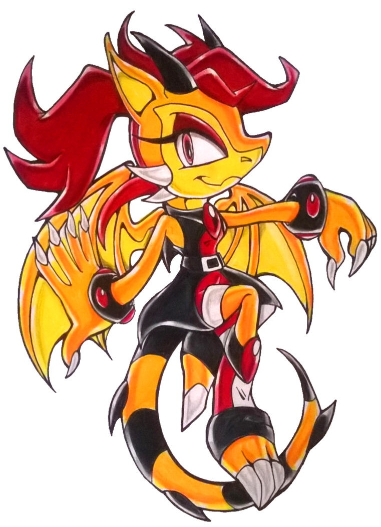 Ruby the Gem Dragon :SA Style: by Astral-Wingz on DeviantArt