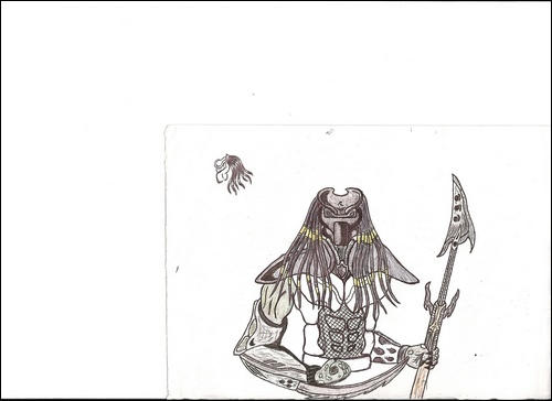 Predator half by l3nin43 on DeviantArt