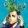 Boy grass