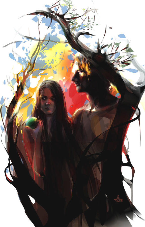 Adam and Eve by LimKis on DeviantArt