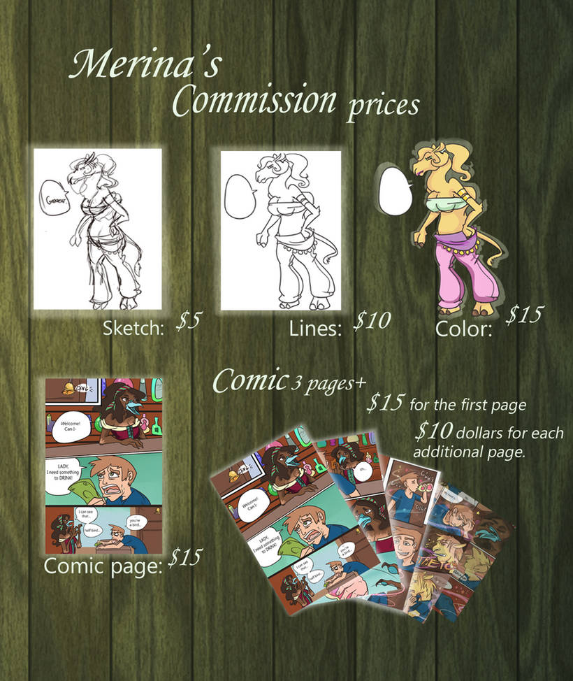 Commission Menu by TheFurMerchant