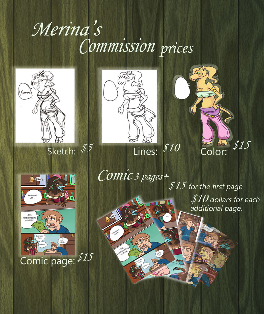 Commission Menu by TheFurMerchant