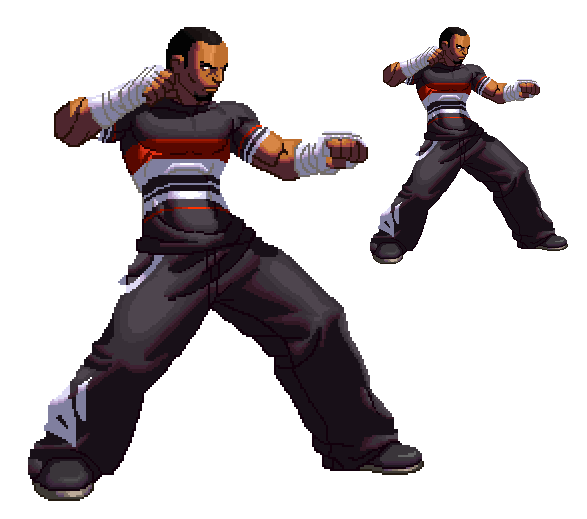 Myself Kof XII Style by Methiou on DeviantArt