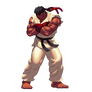 Ryu KOF XIII Trash Stance