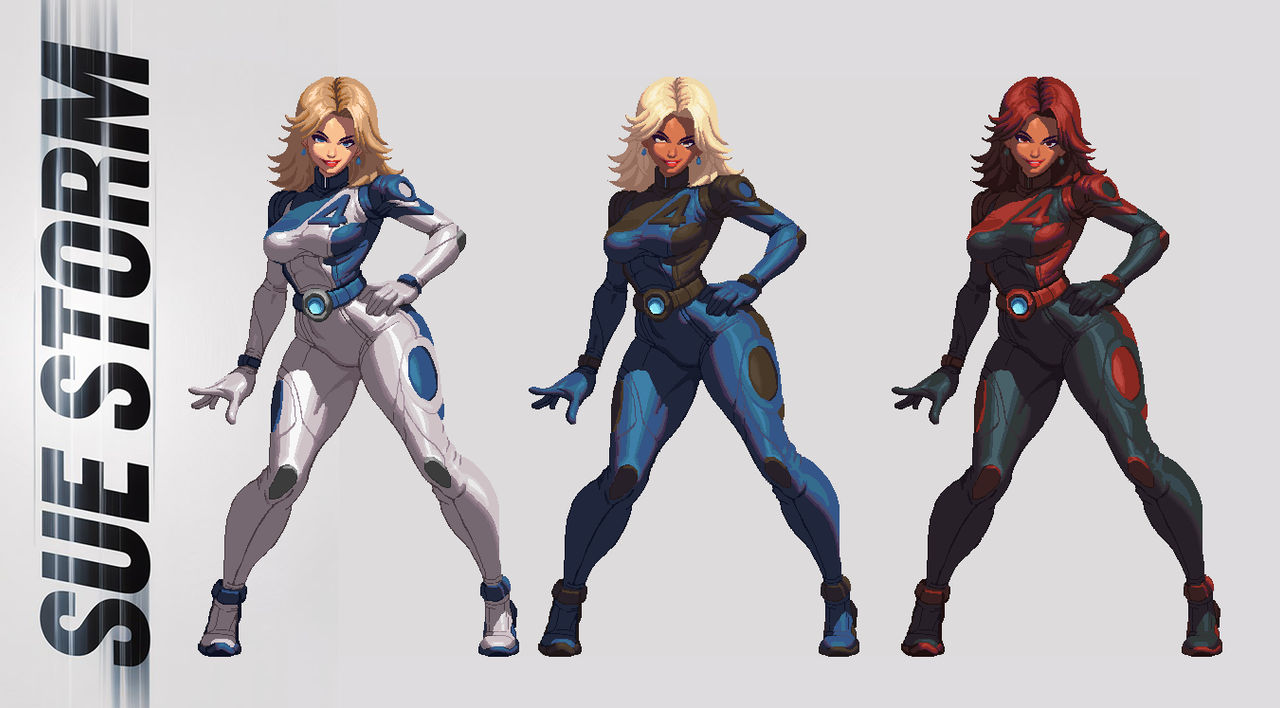 Marvel Rivals Color Schemes Marvel Rivals - Sue Storm Palette colors by Methiou on DeviantArt