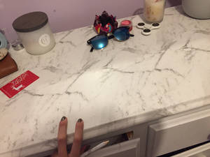 DIY marble counter top