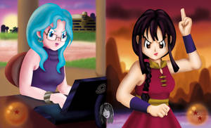 Dragon Ball Girls: Bulma and Chi Chi