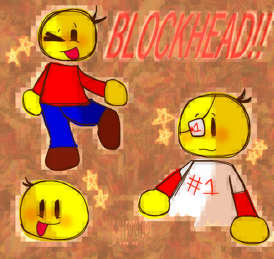 Sploder Blockhead Blockhead The Silly by ballerzstar on DeviantArt