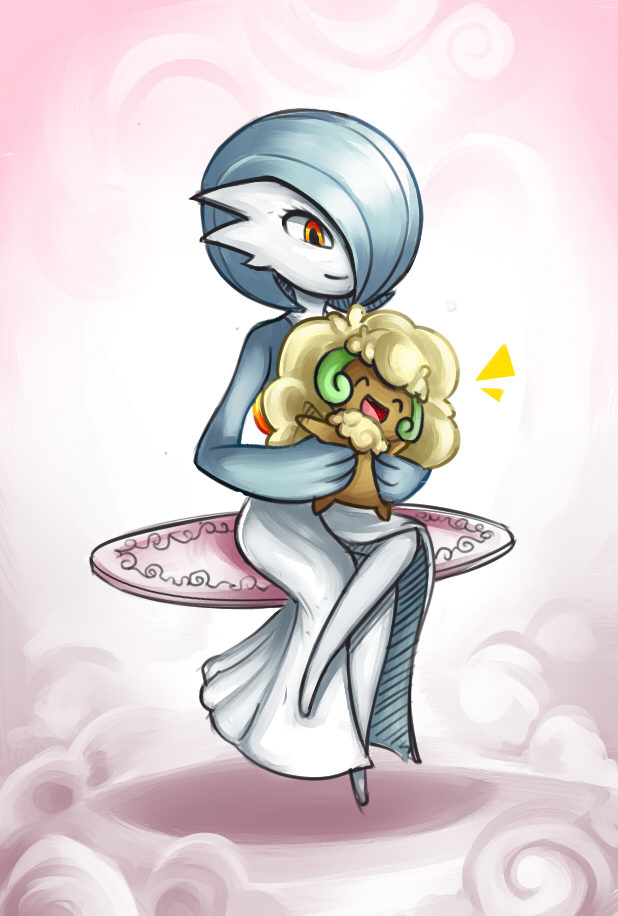 Gardevoir and Whimsicott