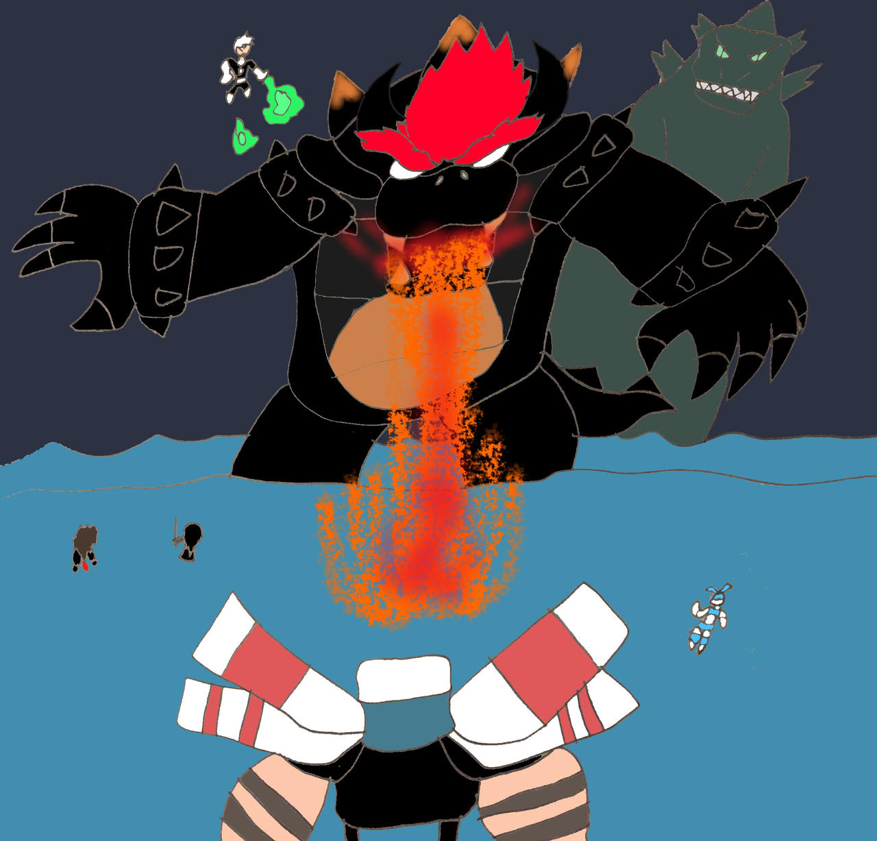 Super Mario 3D Carowinds Bowser's Fury 325 Poster by 4-LeggyKaiArt5656 on  DeviantArt