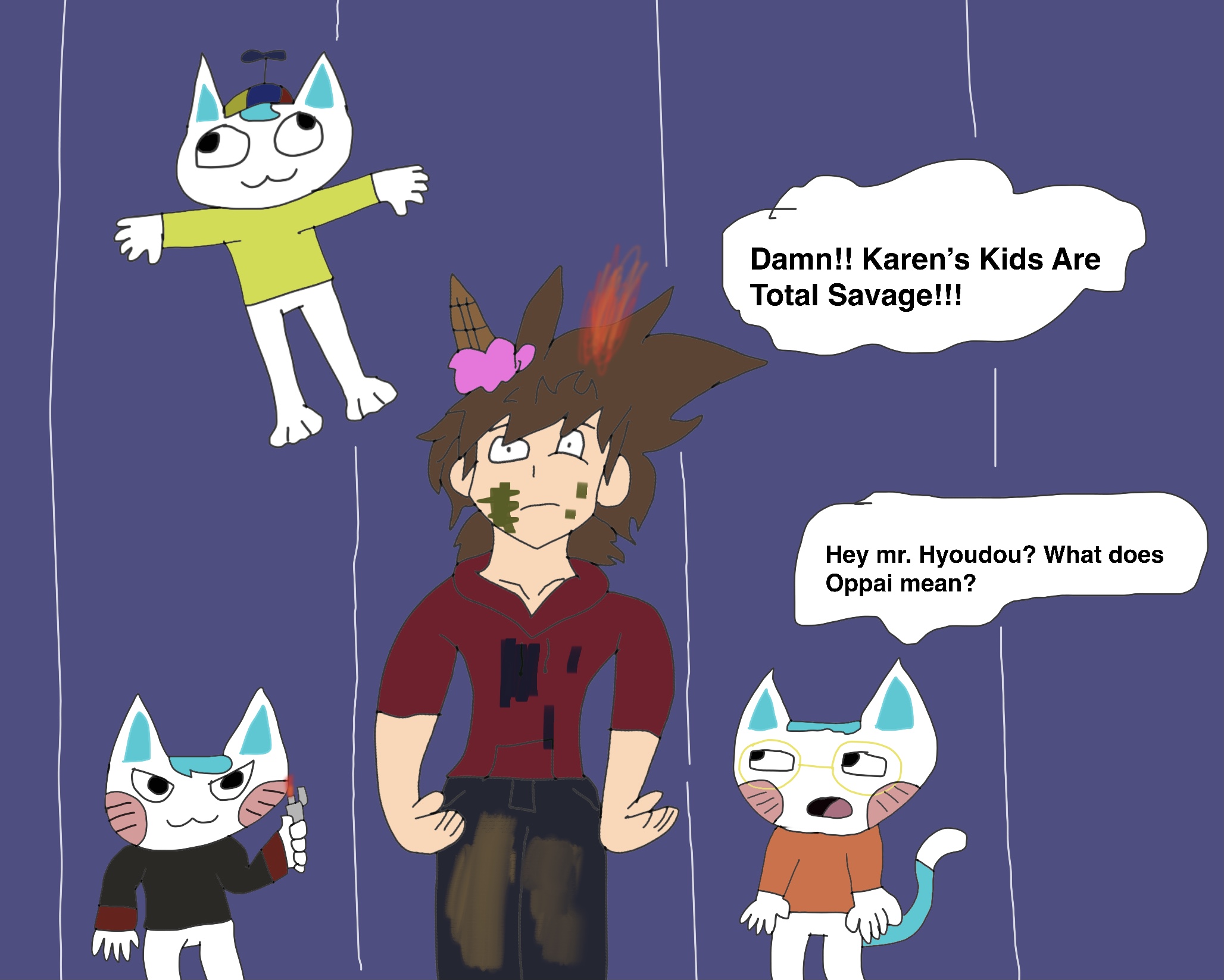 Issei And The Three Little Kittens by SuperSaiyanPlusUltra on DeviantArt