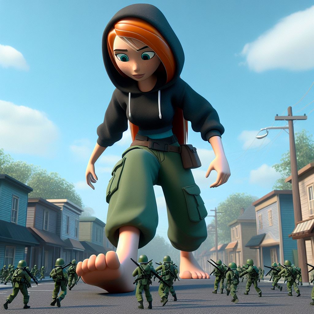 Giantess Kim Possible 7 by SuperSaiyanPlusUltra on DeviantArt