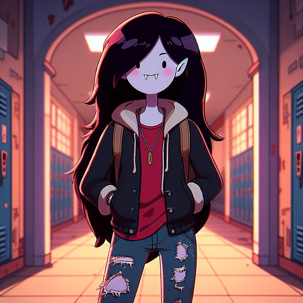 Marceline At High School 2 by SuperSaiyanPlusUltra on DeviantArt