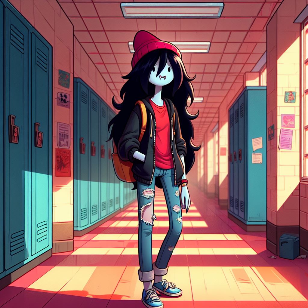 Marceline At High School 3 by SuperSaiyanPlusUltra on DeviantArt