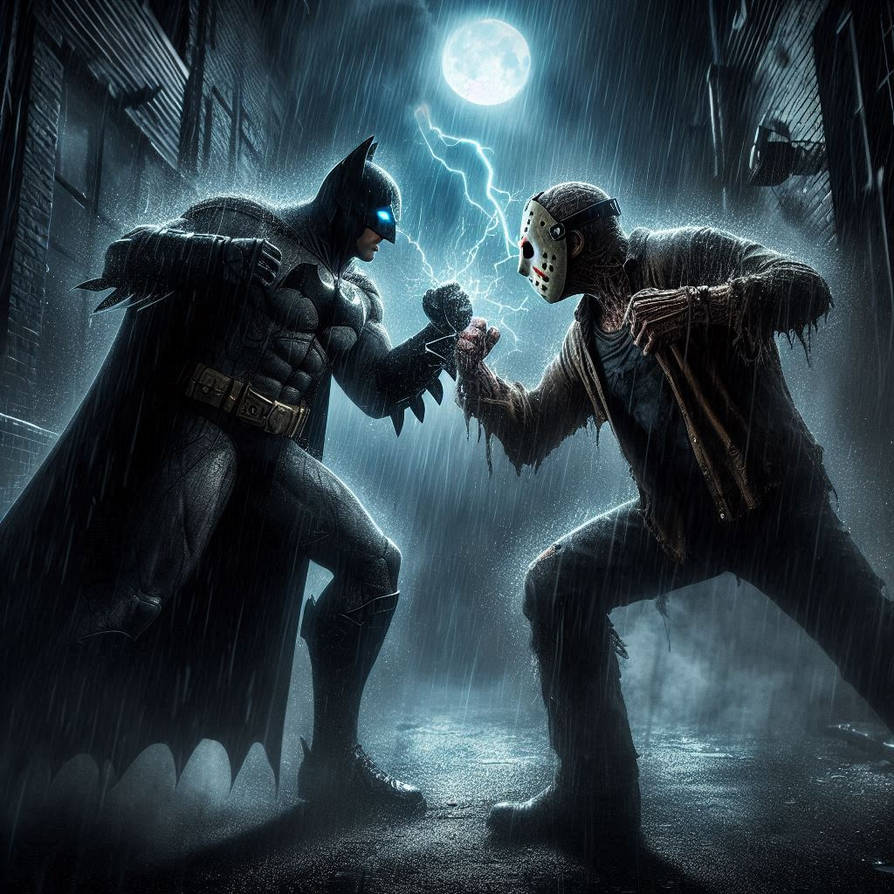 Jason Batman Inja Batman Vs Jason by SuperSaiyanPlusUltra on DeviantArt