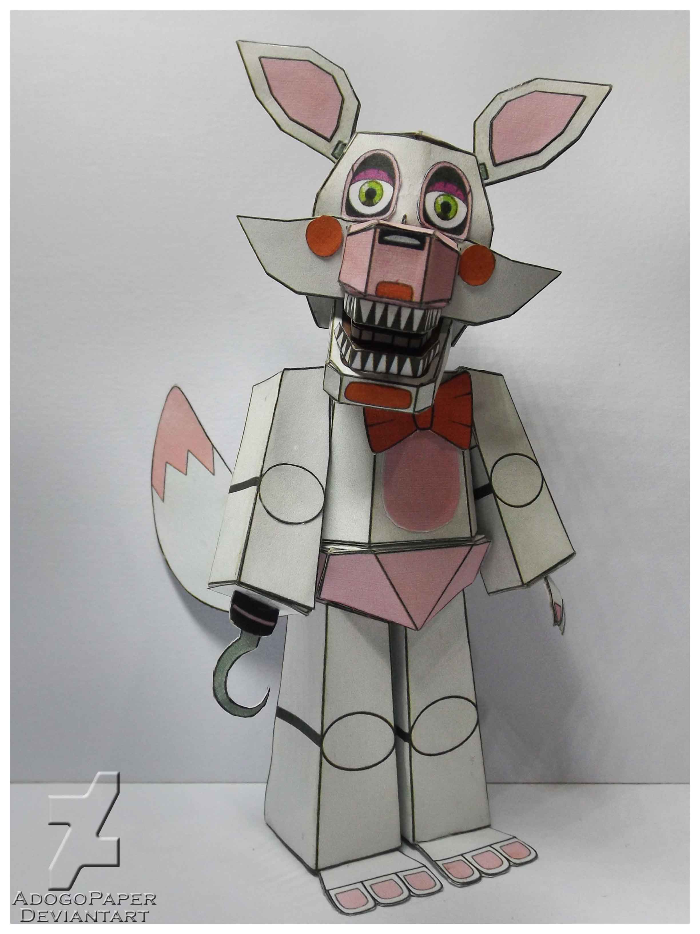 five nights at freddy's 2 papercraft by Adogopaper on DeviantArt