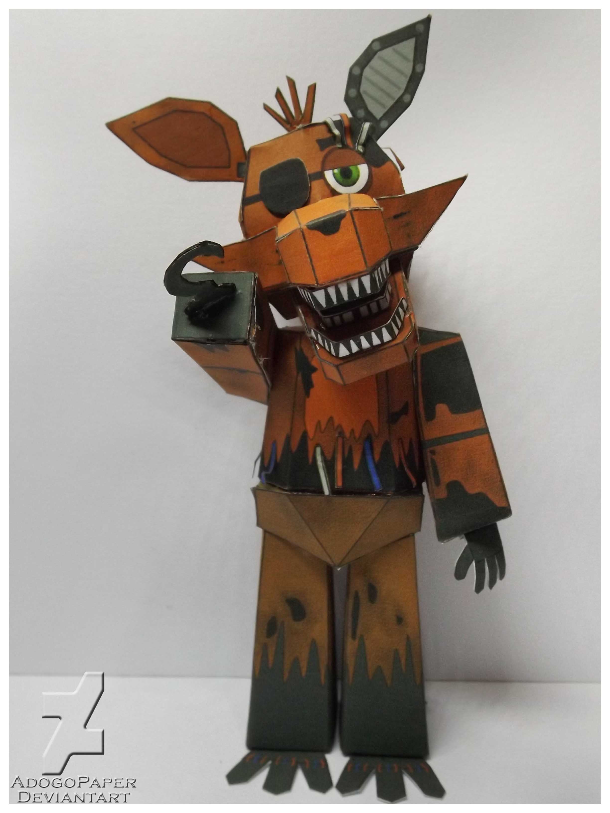 five nights at freddy's 4 Plush Trap Papercraft by Adogopaper on DeviantArt