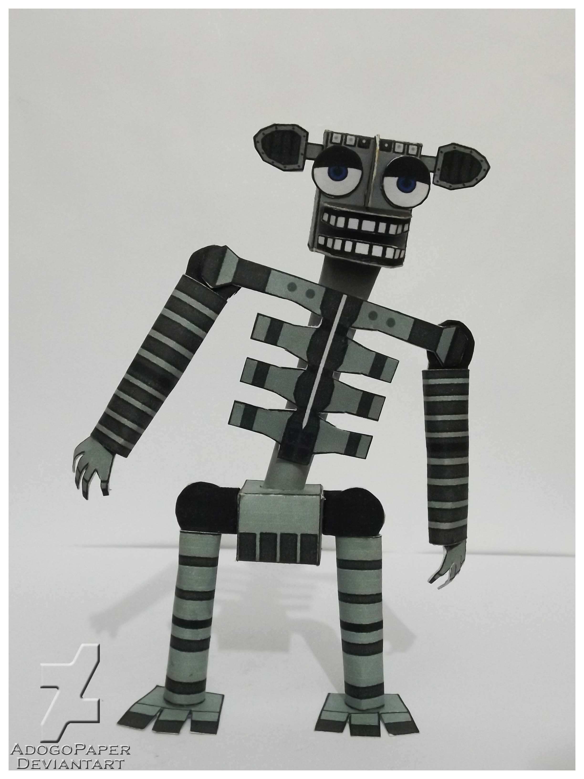 five nights at freddy's 2 papercraft by Adogopaper on DeviantArt