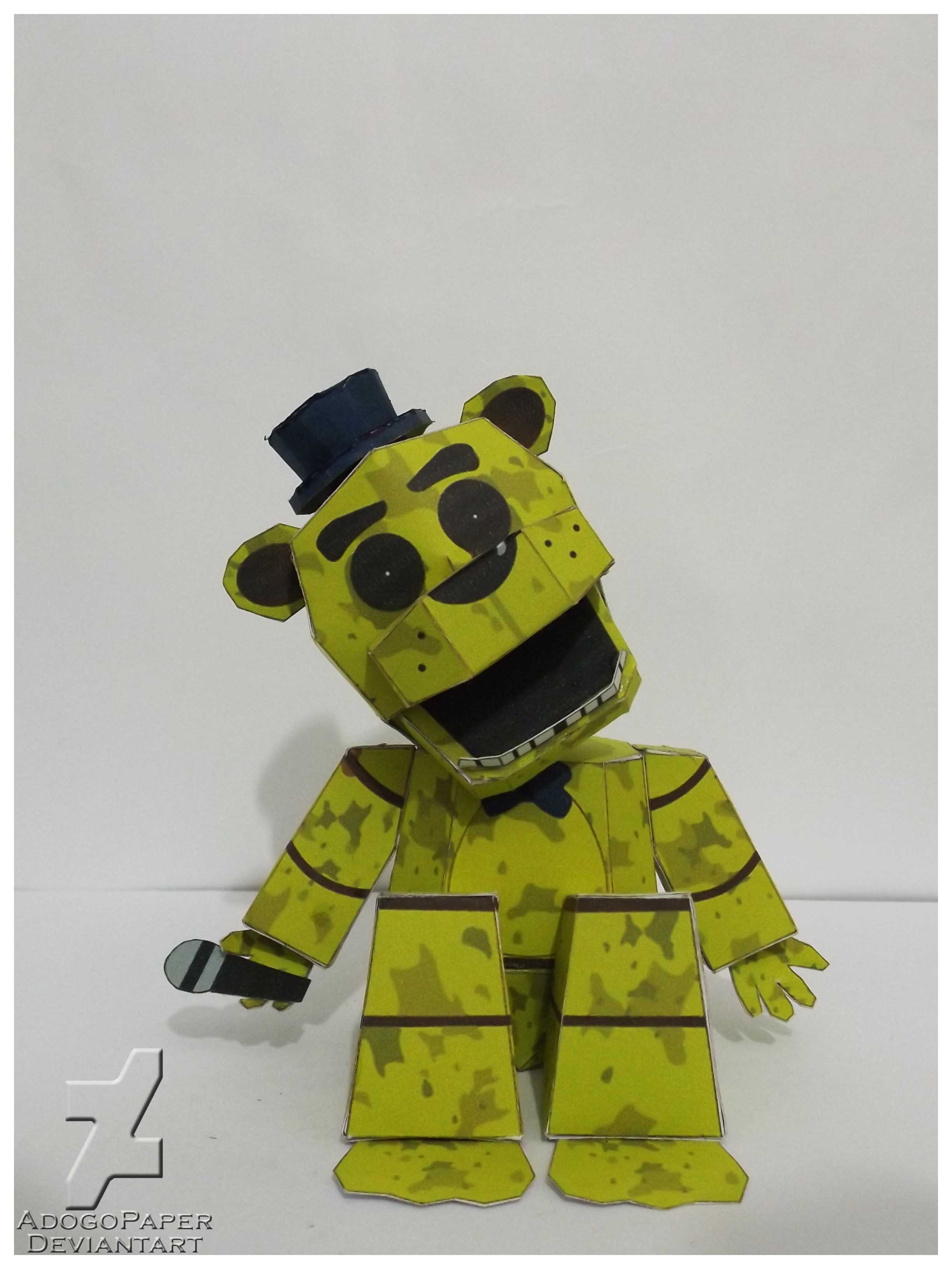 five nights at freddy's 2 papercraft by Adogopaper on DeviantArt