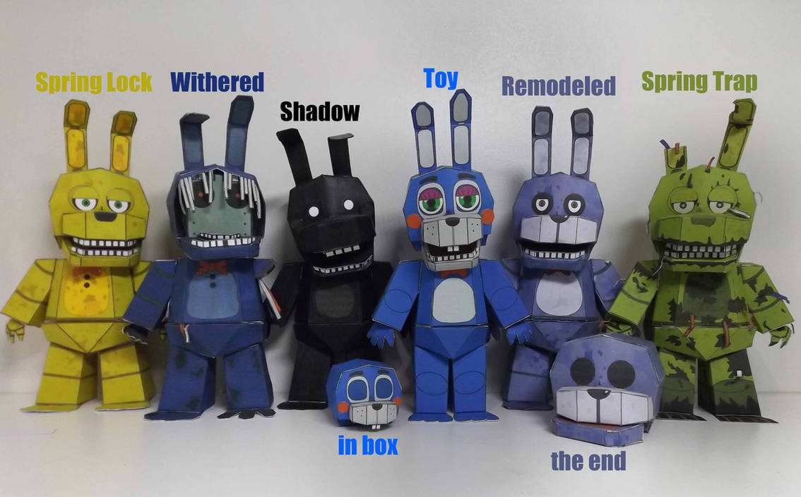 Five Nights at Candy's Papercrafts by Adogopaper on DeviantArt