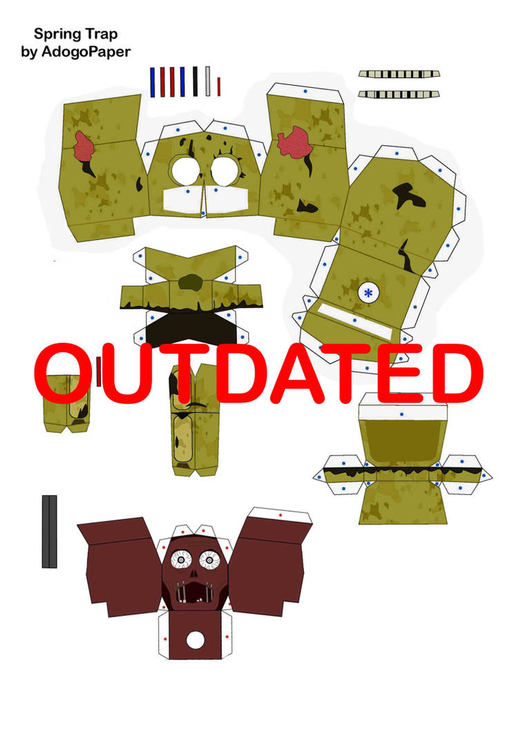 five nights at freddy's 2 BB papercraft Part2 by Adogopaper