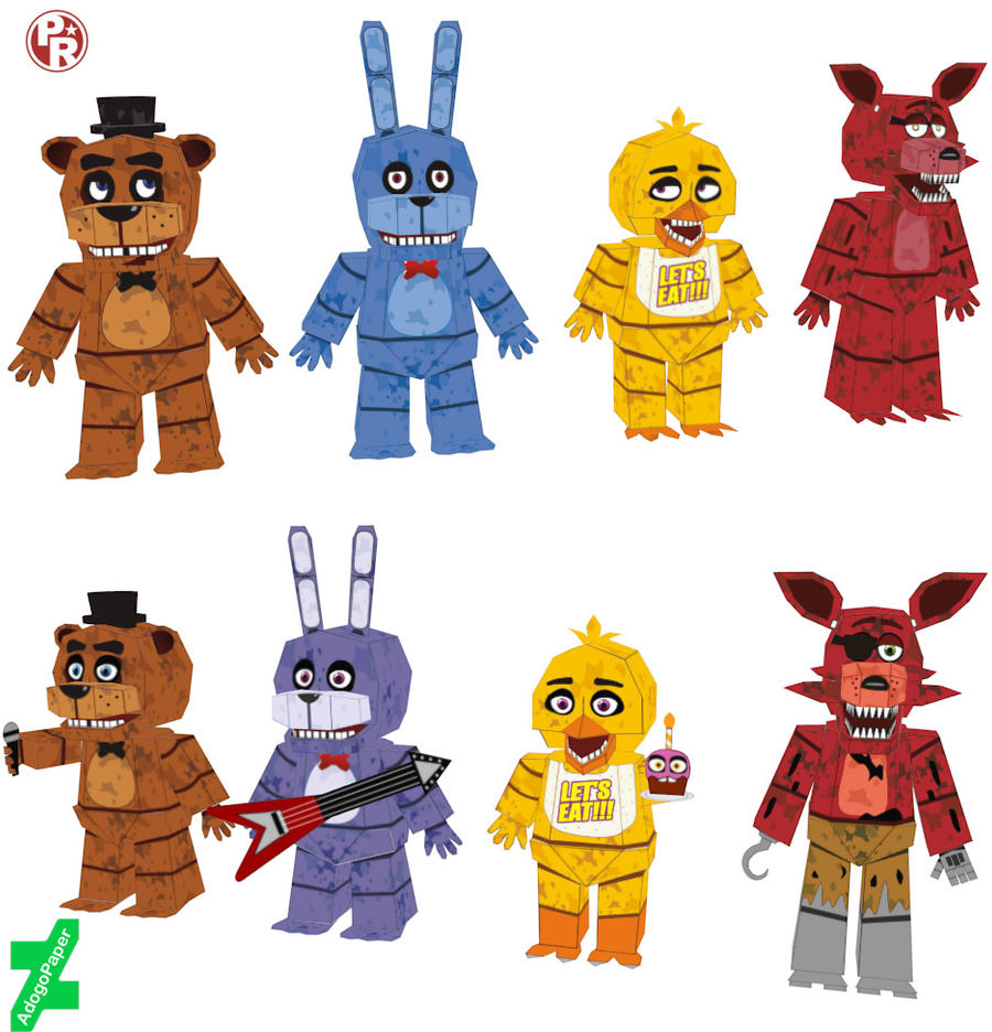 Five Nights at Candy's Papercrafts by Adogopaper on DeviantArt