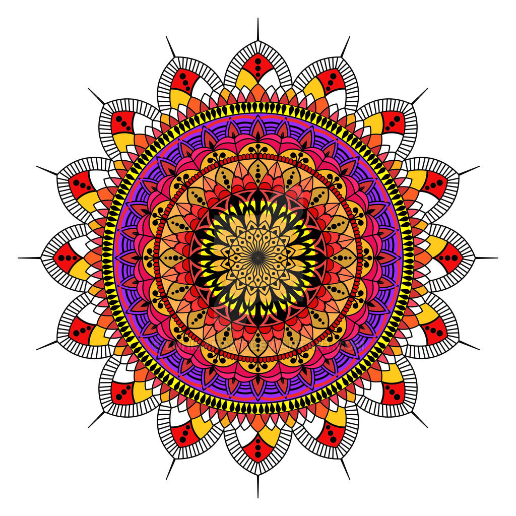 Luxury Colourfull Mandala Background by LuhisanART on DeviantArt