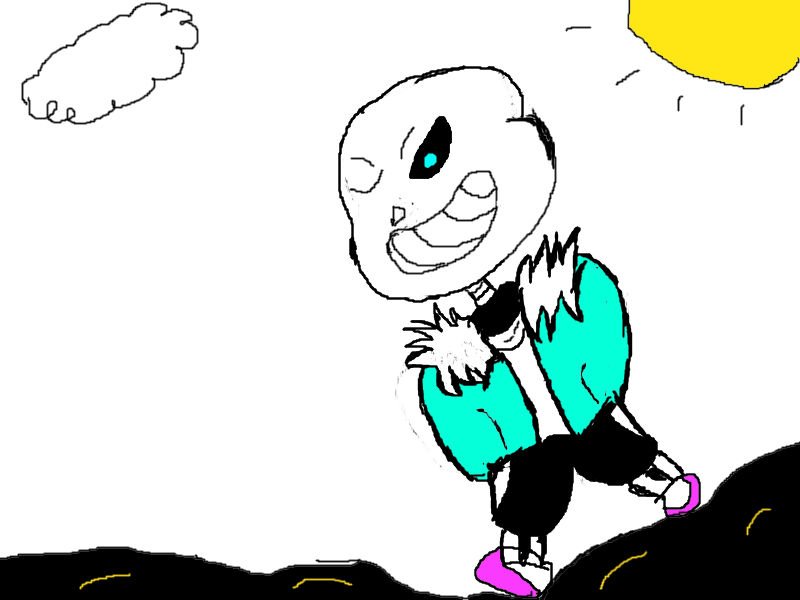 Sans Walking by DragonBorn2001 on DeviantArt