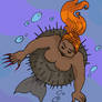 Deep sea mermaids: pufferfish