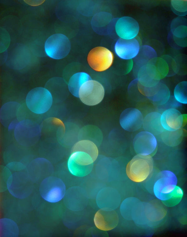 aqua bokeh