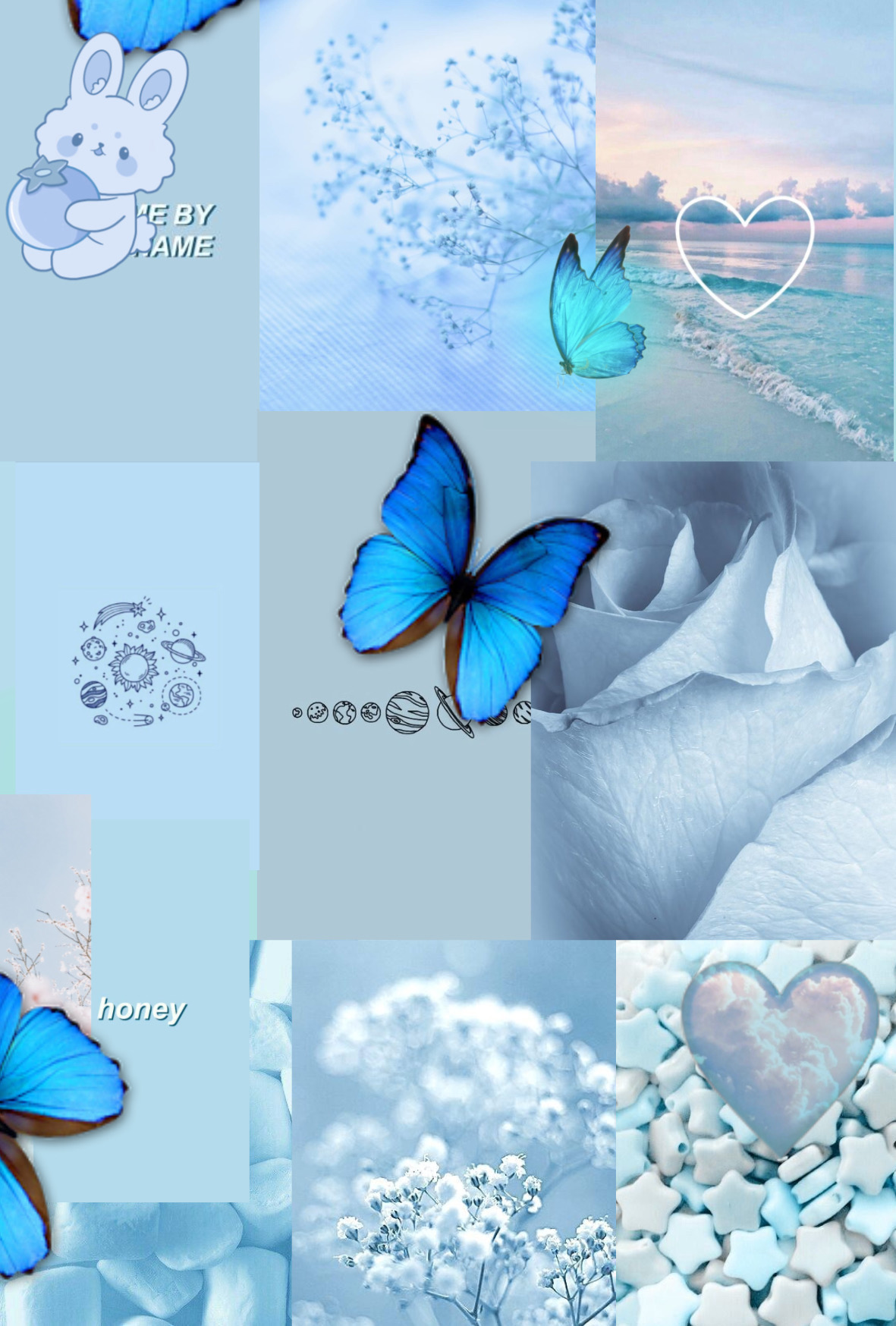 Blue aesthetic wallpaper by Roseparty12 on DeviantArt Blue aesthetic wallpaper by Roseparty12 on DeviantArt