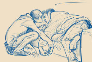 Sterek sleepover