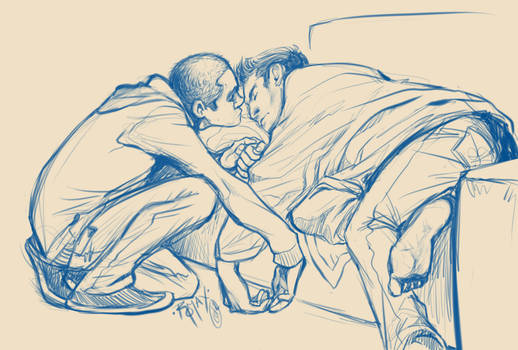 Sterek sleepover