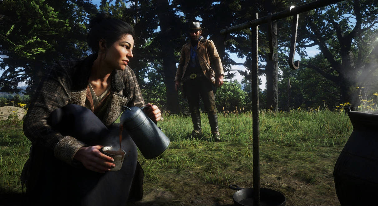 Coffee time - Red Dead Redemption 2 by Kahuette on DeviantArt