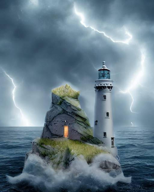 Lighthouse by PaintCross on DeviantArt