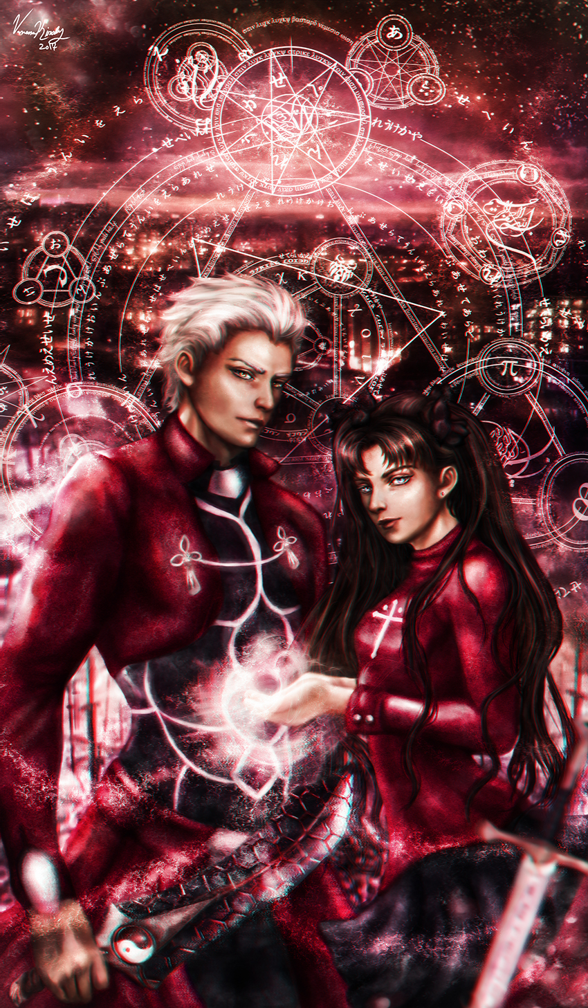 FATE/STAY NIGHT- Archer and Rin