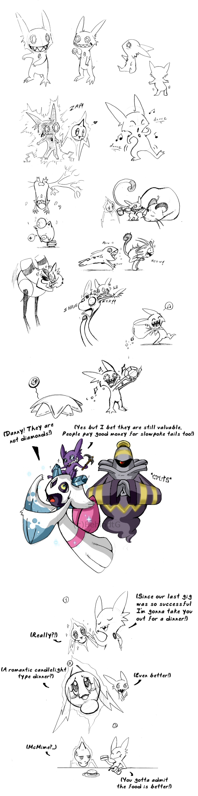 Danny the Sableye doodles by TamarinFrog on DeviantArt
